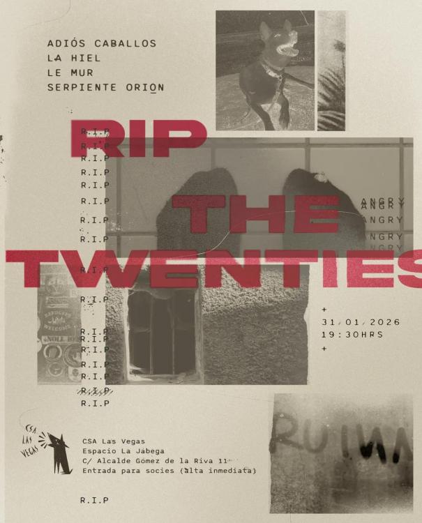 Cartel adios-caballos---la-hiel---le-mur---serpiente-orion-936315474.jpg de Juanaka