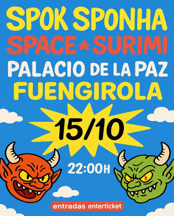 Cartel spok-sponha-y-space-surimi-349011287.jpg de Juanaka